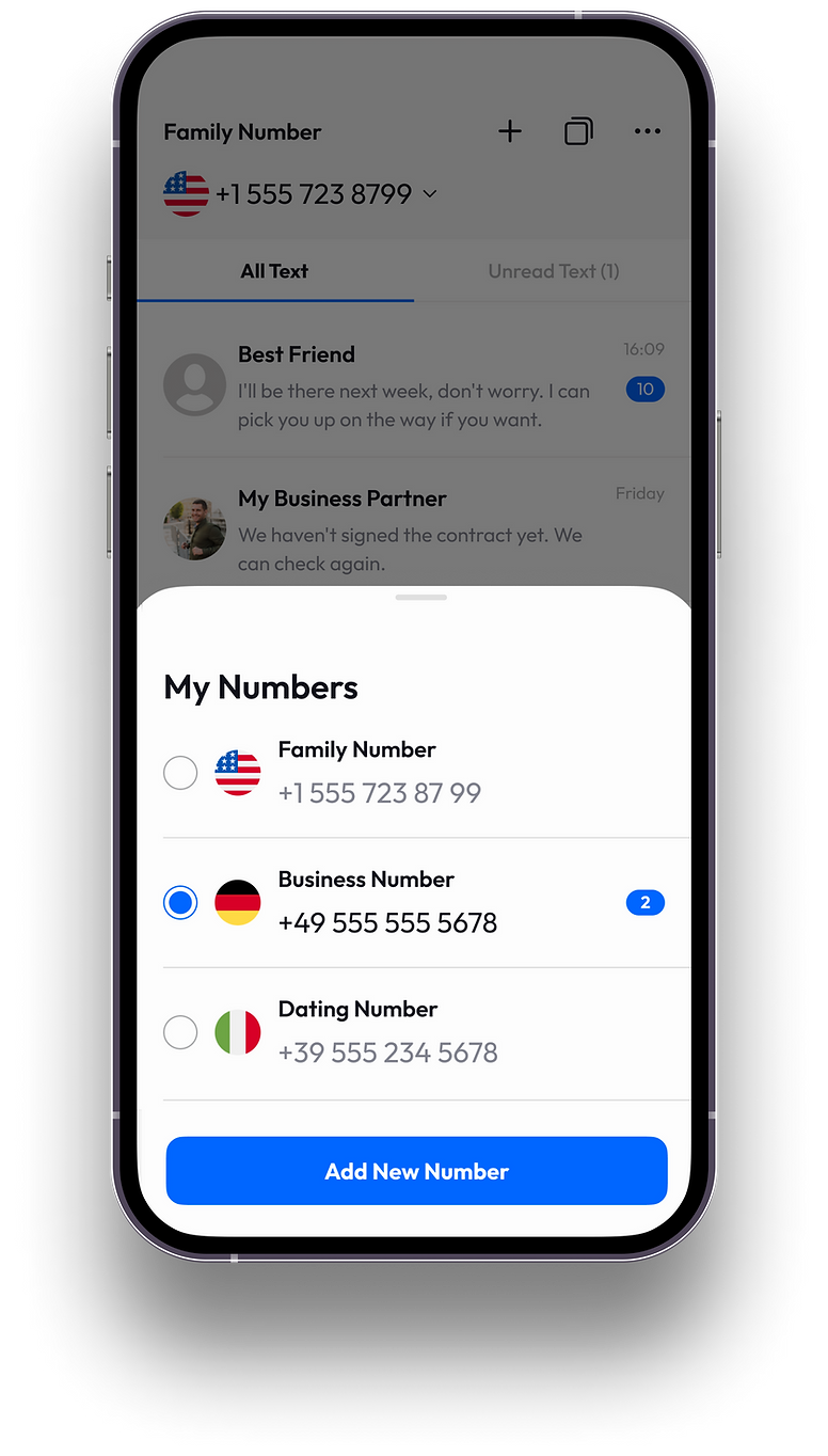 DoCall Multiple Numbers Screen