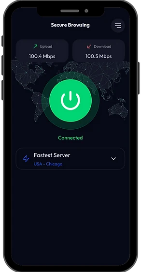 VPN 111 connected to the fastest server