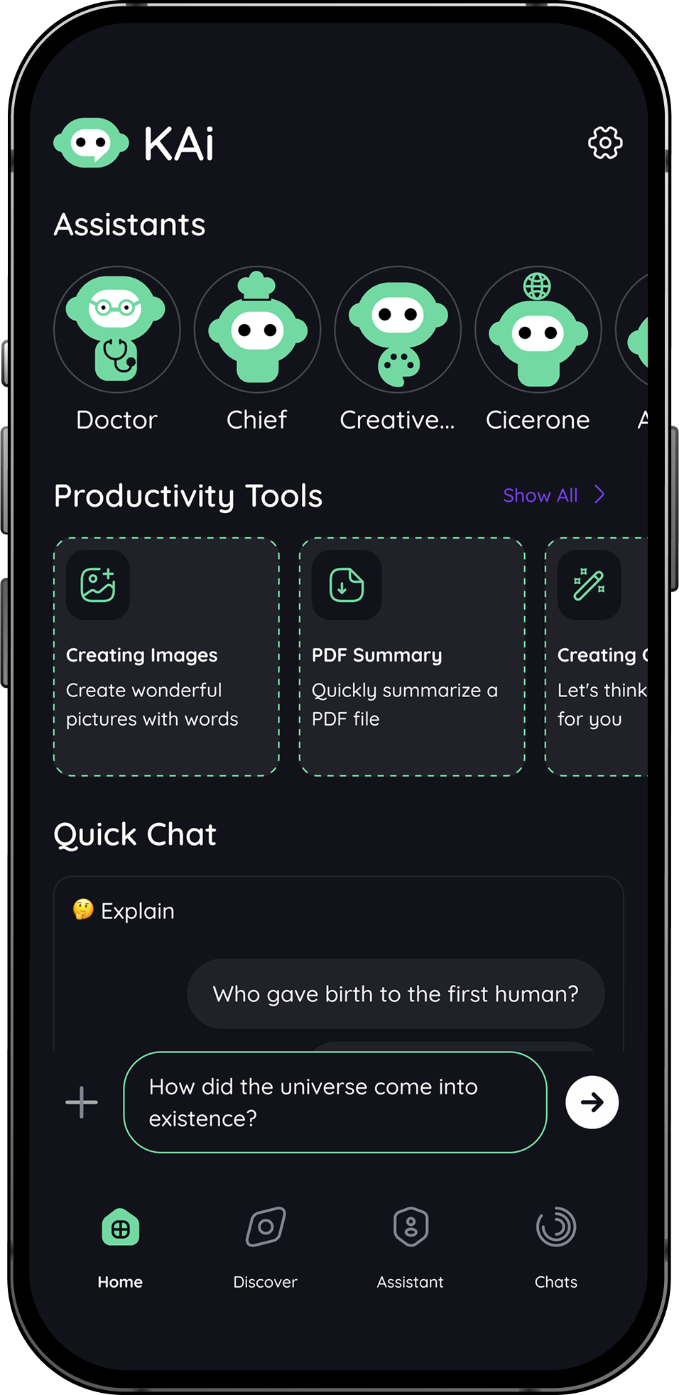 KAi App Screenshot